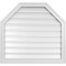 Ekena Millwork Octagonal Top Surface Mount PVC Gable Vent w/ 2"W x 1-1/2"P Brickmould Frame, 30"W x 28"H GVPOT30X2802SF - alternate 1